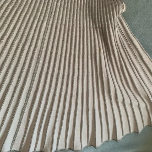 Y2K luxury Ribbed A line knit dress - Picture 8 of 12